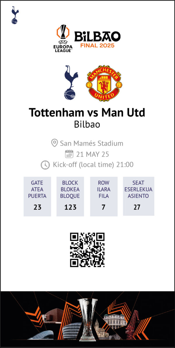 UEFA Europa League Final 2025 Tottenham vs Manchester United